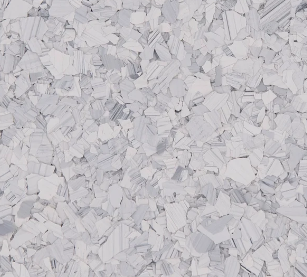 Ash epoxy flake color sample