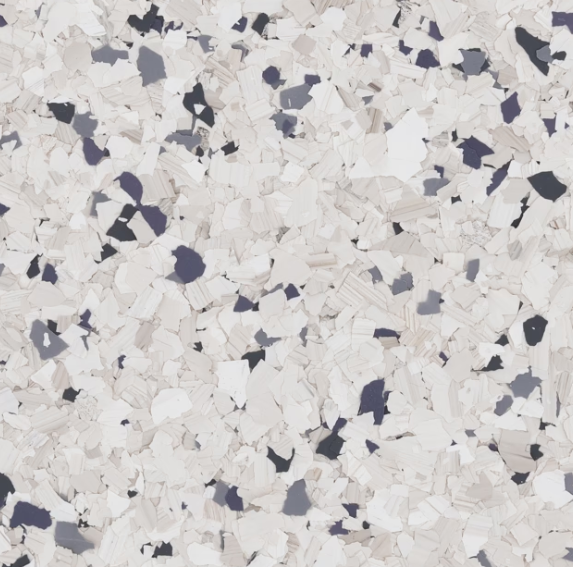 Juniper epoxy flake color sample