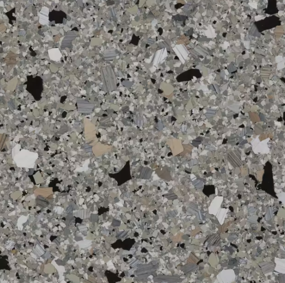 Shale partial flake color sample