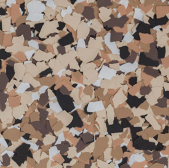 Sedona epoxy flake color sample