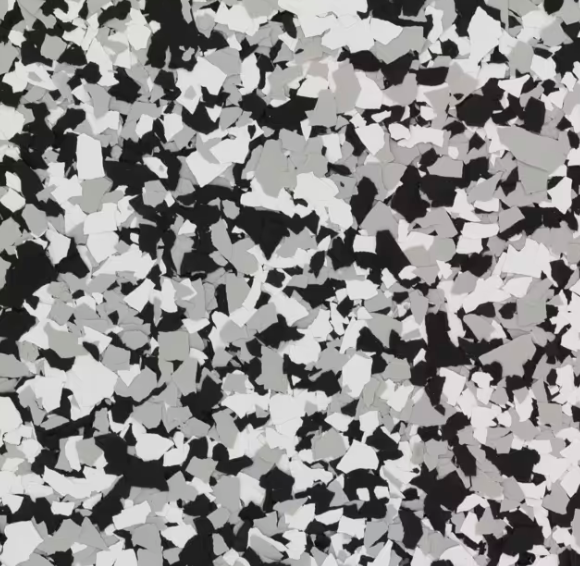 Silverton epoxy flake color sample